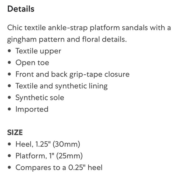 Kate Spade Dotty Gingham Platform Sandals Womens size 7B Black Green Floral EUC - Picture 10 of 10